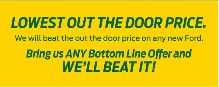 Lowest Out The Door Price
