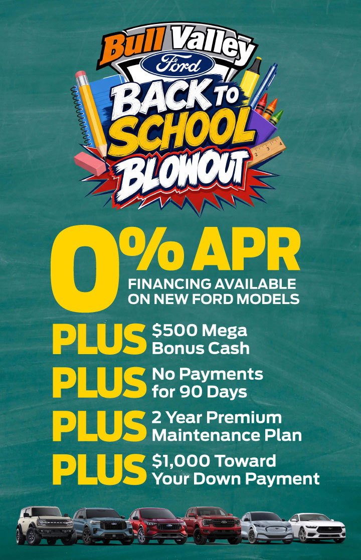 Back to School Blowout! 0% APR available