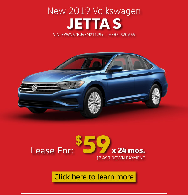 VW Jetta offer