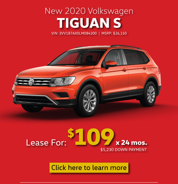 VW Tiguan offer