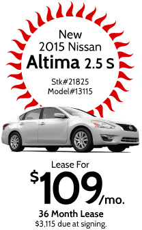 New 2015 Nissan Altima