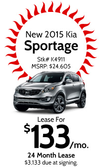 New 2015 Kia Sportage