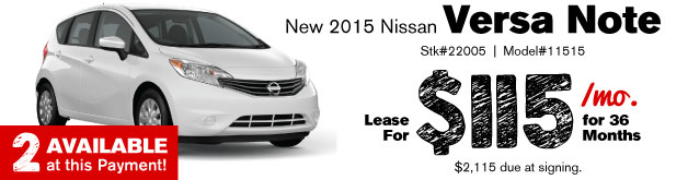 2015 Nissan Versa Note