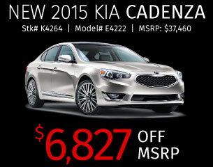 New 2015 Kia Cadenza