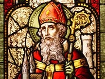 St. Patrick stained glass