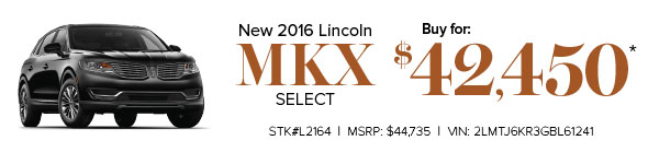 Lease The New 2016 Lincoln MKX