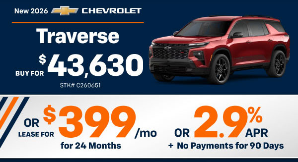 2026 Chevrolet Traverse