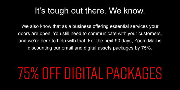 75% off all digital packages