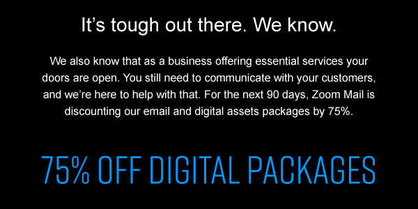 75% off all digital packages